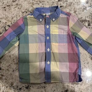 *GENTLY WORN* babyGap 18-24 M Pastel Button Down